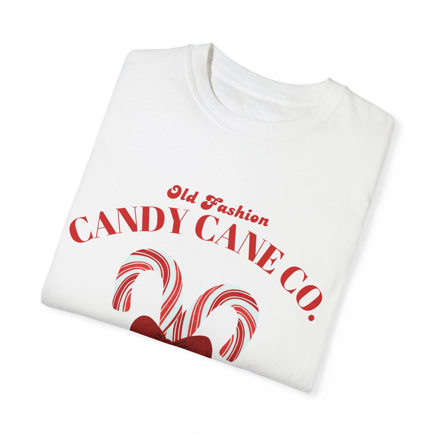 Candy Cane Garment-Dyed T-shirt