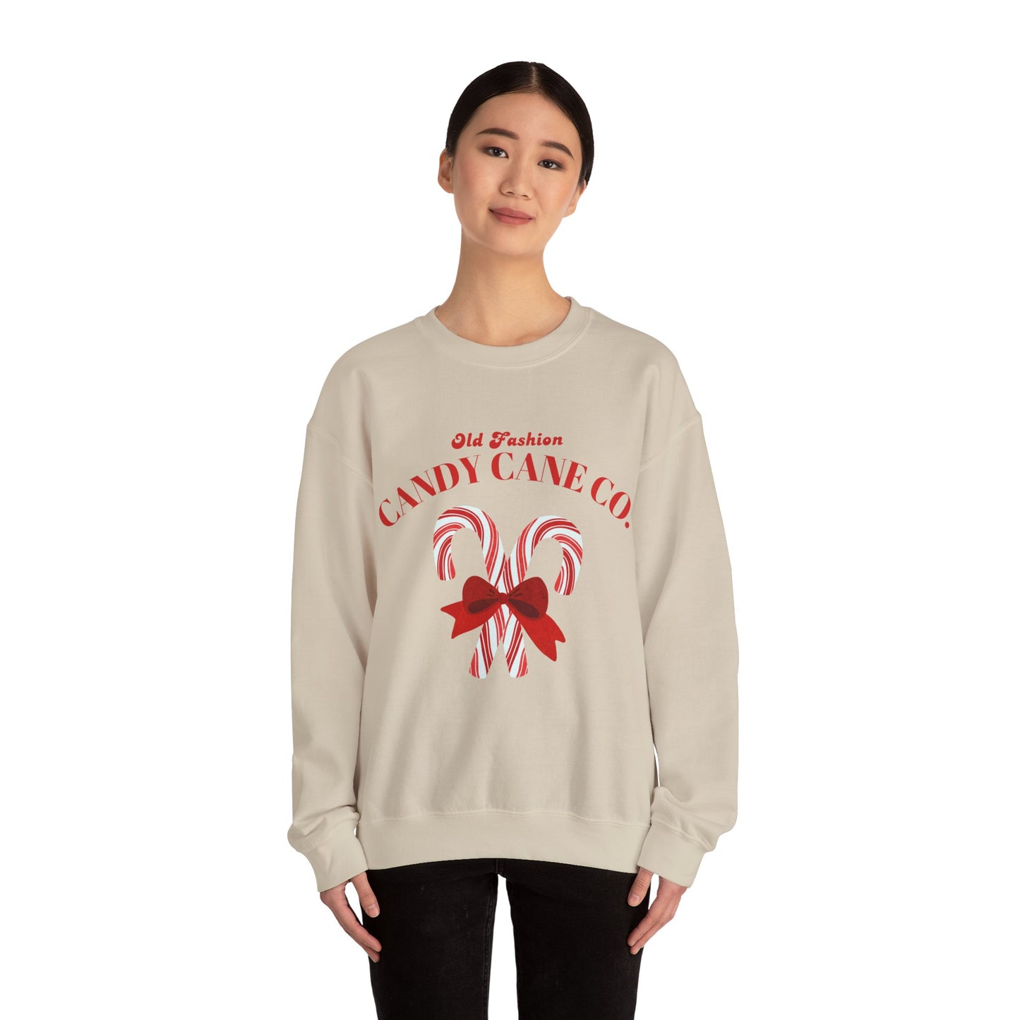 Candy Cane Crewneck Sweatshirt