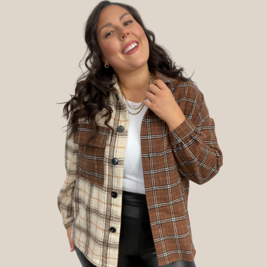 Falling For Fall Plaid Button Down