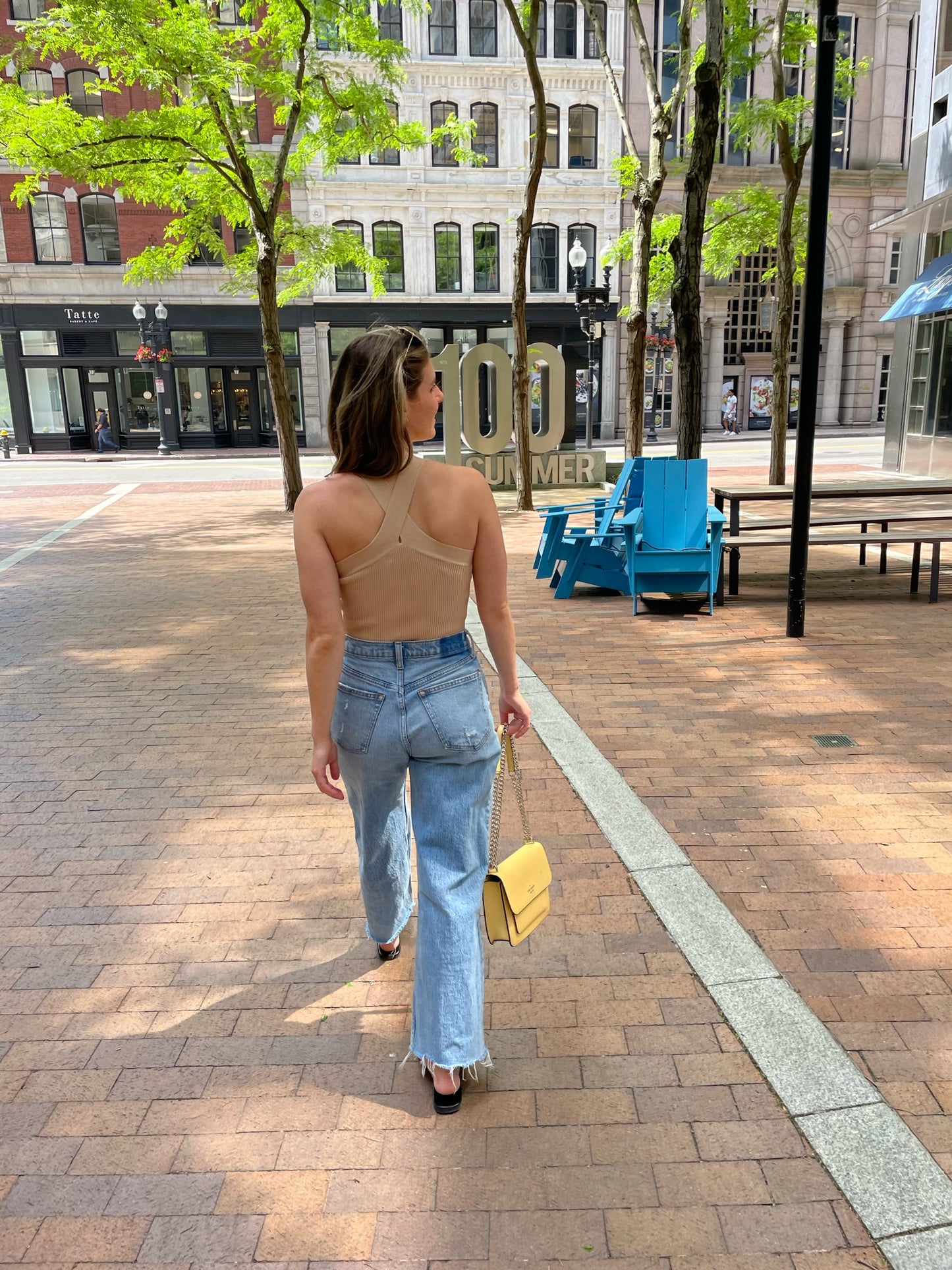 Brianna Cross Halter Top