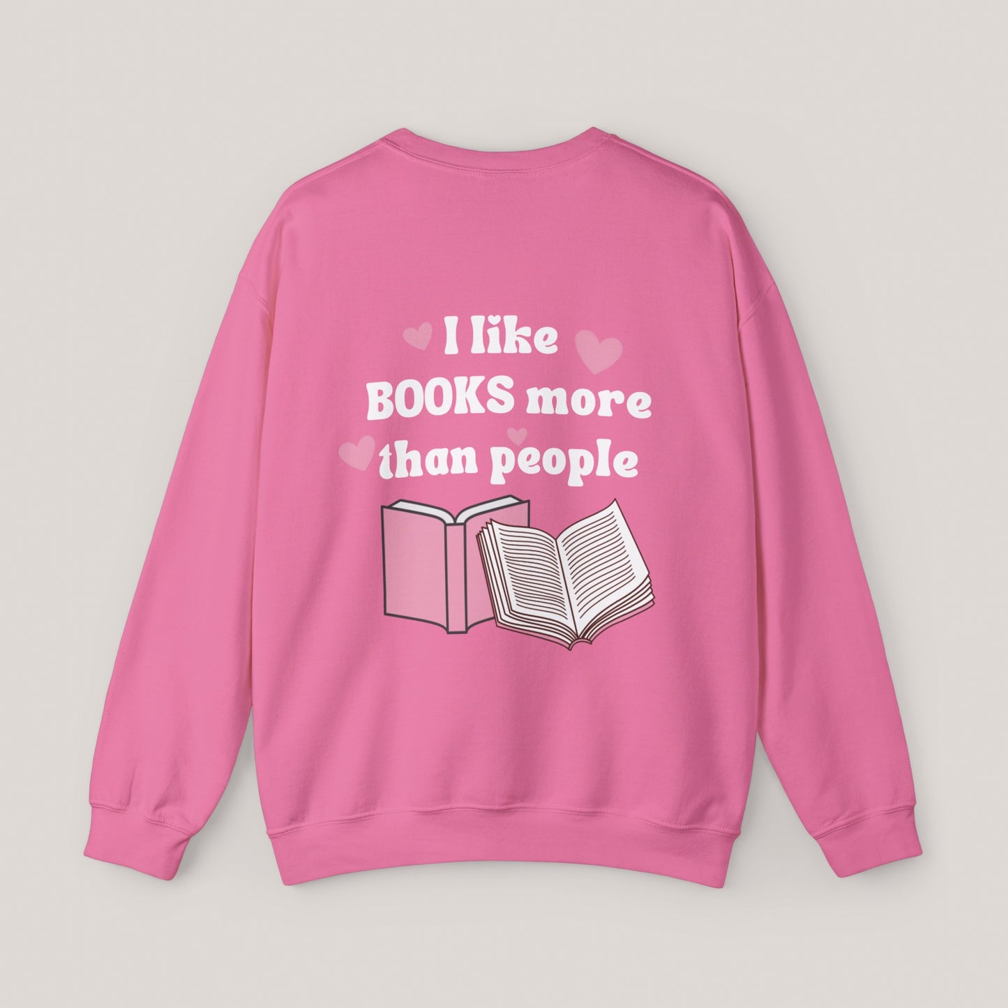 I Like Books Unisex Crewneck Sweatshirt