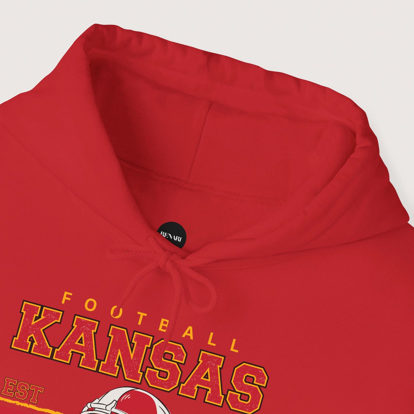 Vintage Kansas City Football Hooded Sweatshirt