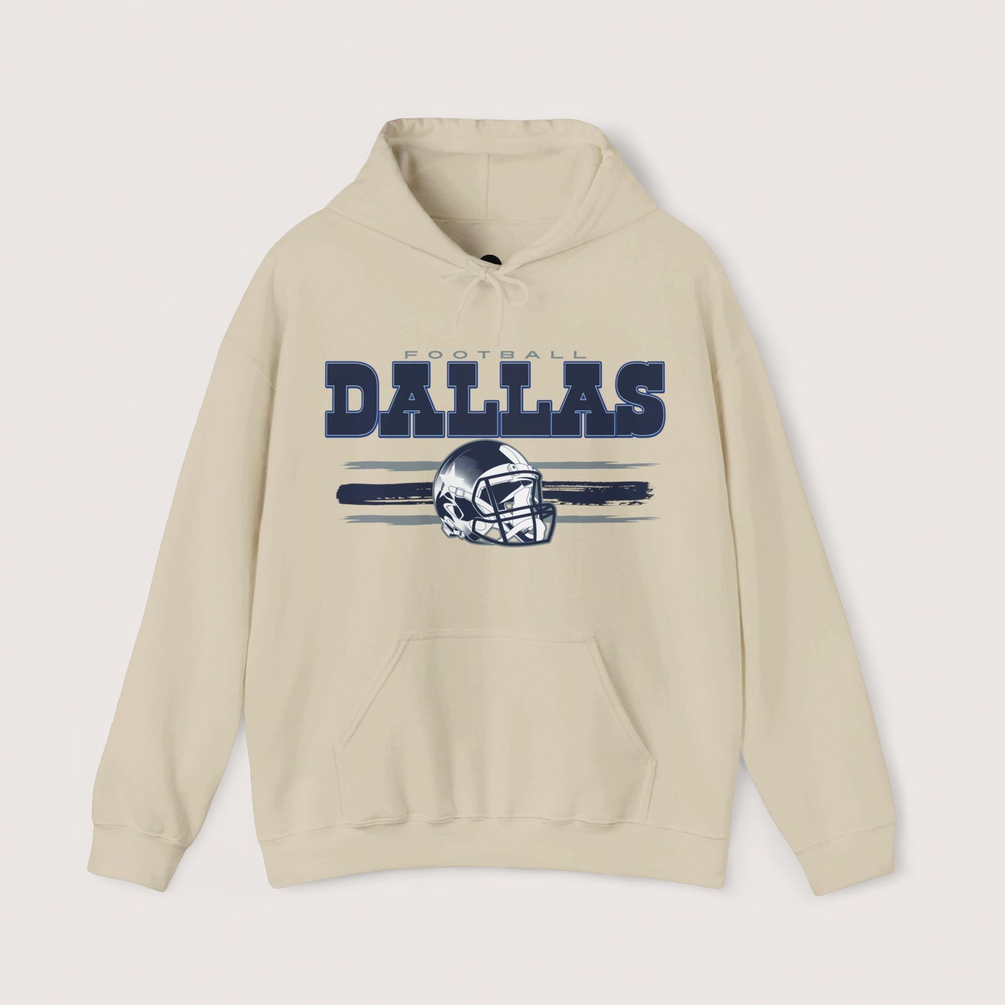 Vintage Dallas Football Hooded Sweatshirt