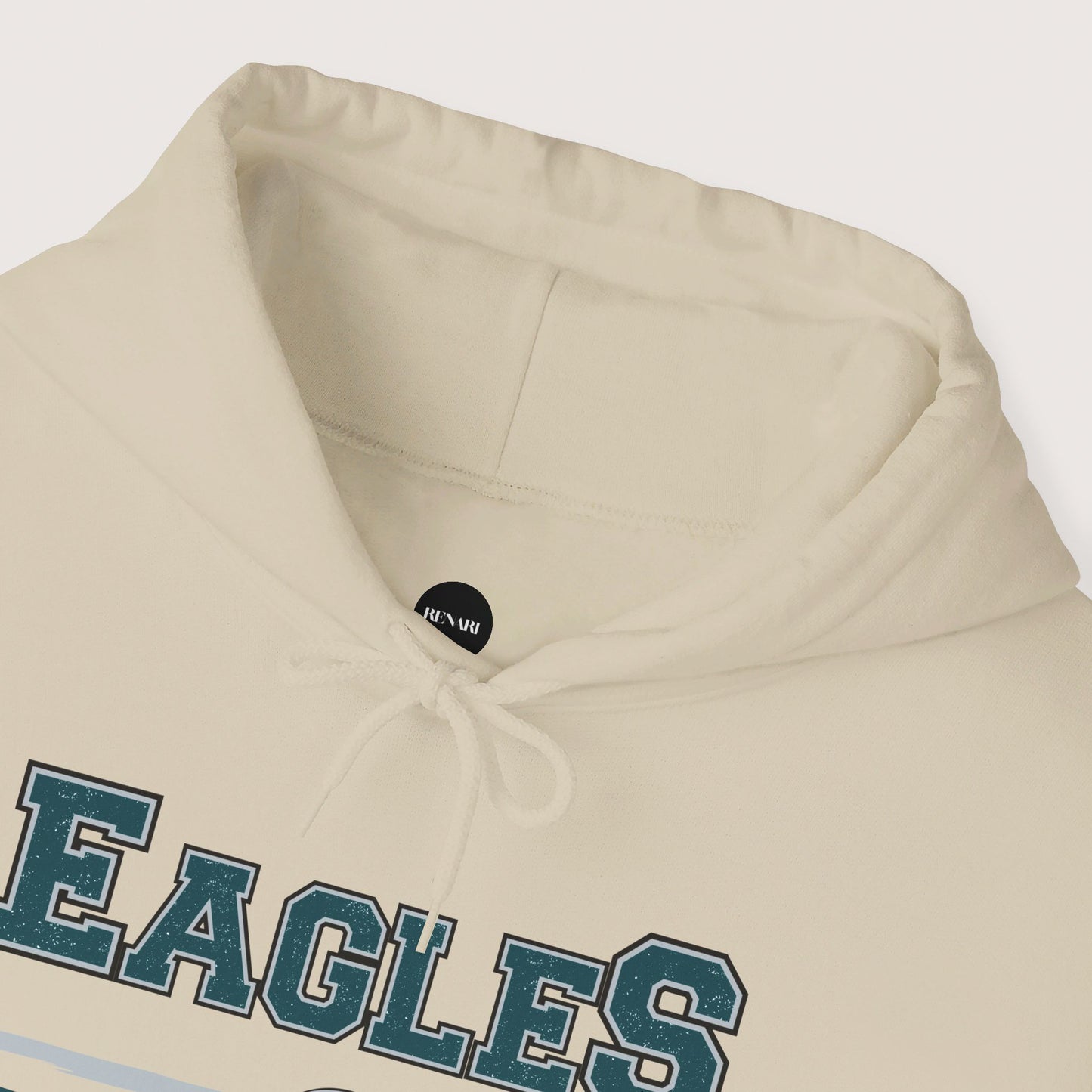 Vintage Eagles Football Hooded Sweatshirt