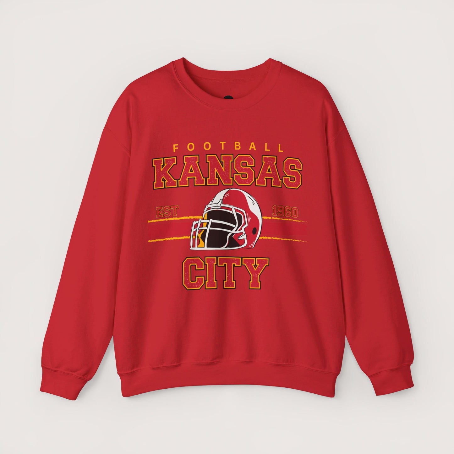 Vintage Kansas City Football Crewneck Sweatshirt