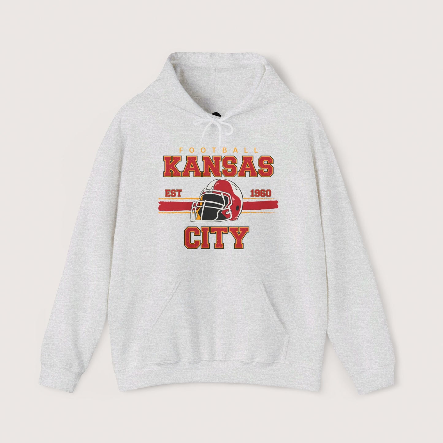 Vintage Kansas City Football Hooded Sweatshirt