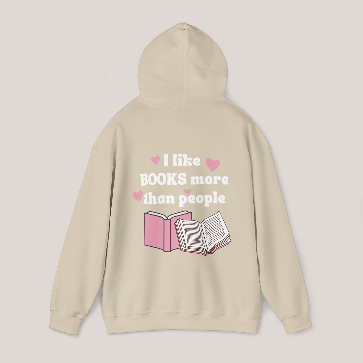 I Like Books Unisex Hooded Sweatshirt