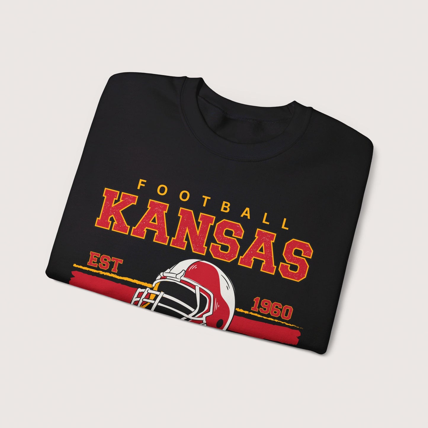 Vintage Kansas City Football Crewneck Sweatshirt