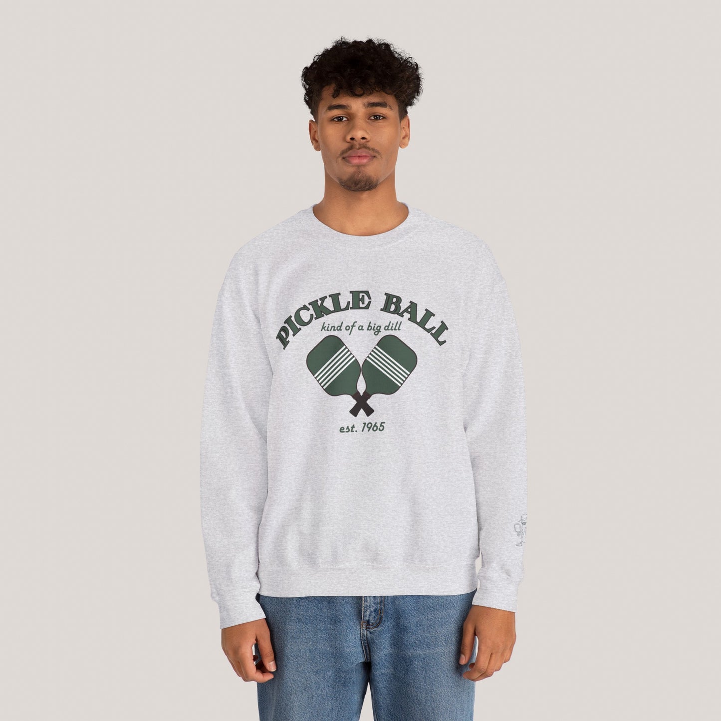 Pickleball Unisex Crewneck Sweatshirt