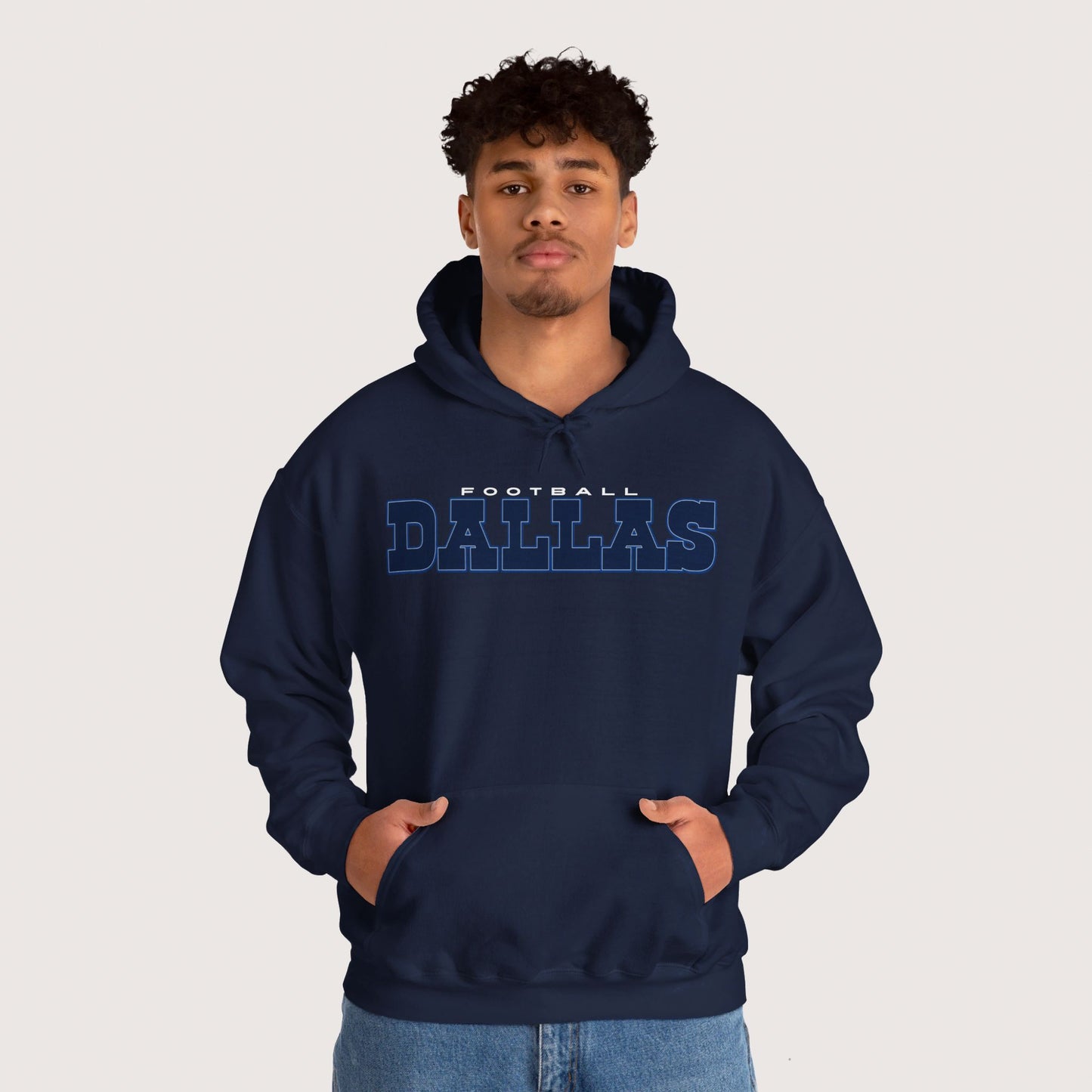 Vintage Dallas Hooded Sweatshirt