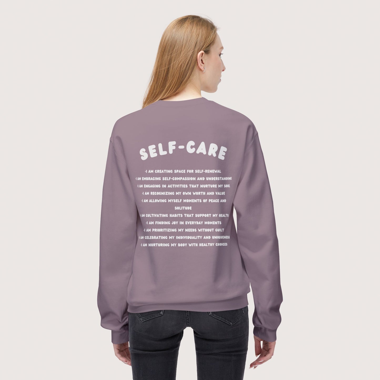 Self-Care Affirmation Sweatshirt