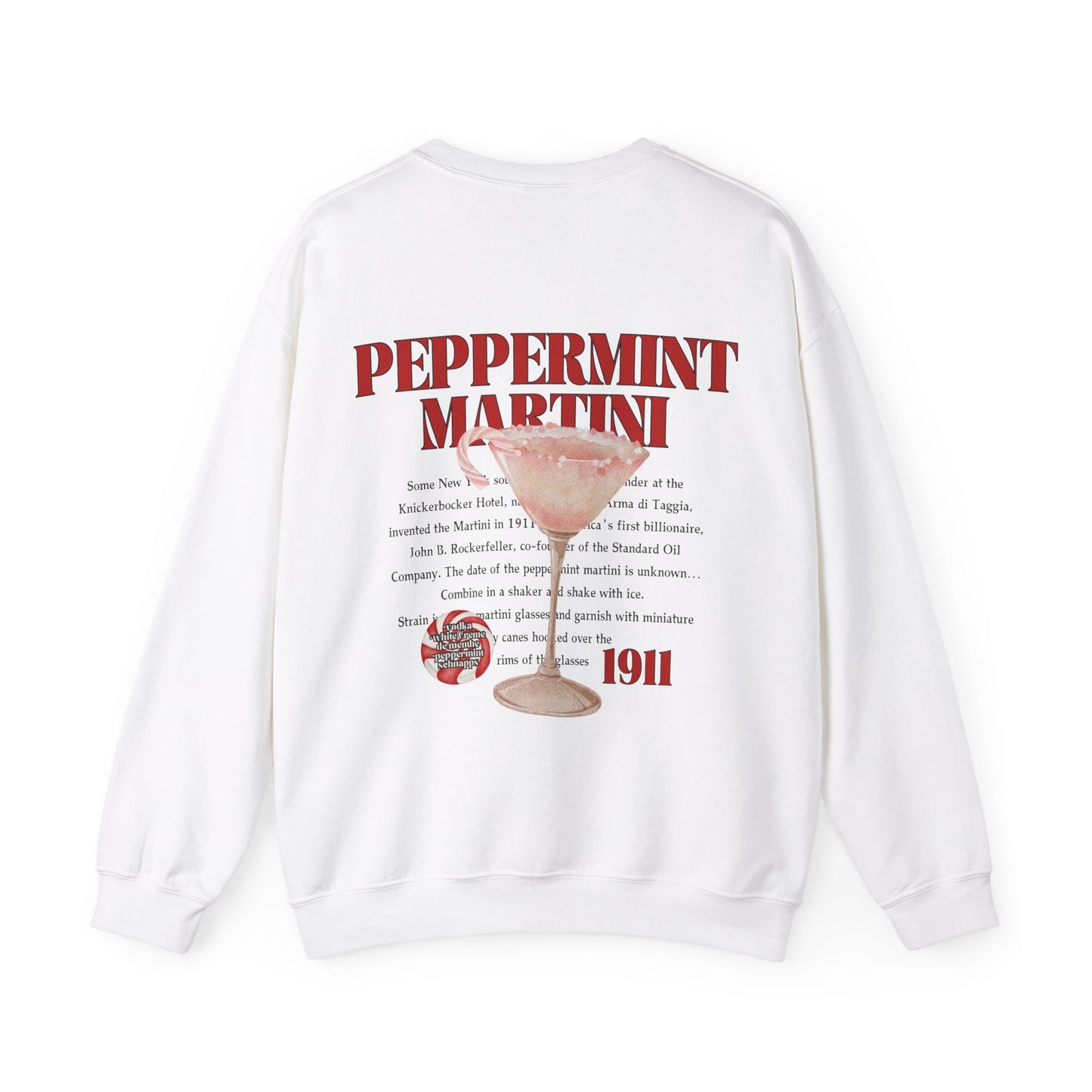 Peppermint Martini Crewneck Sweatshirt