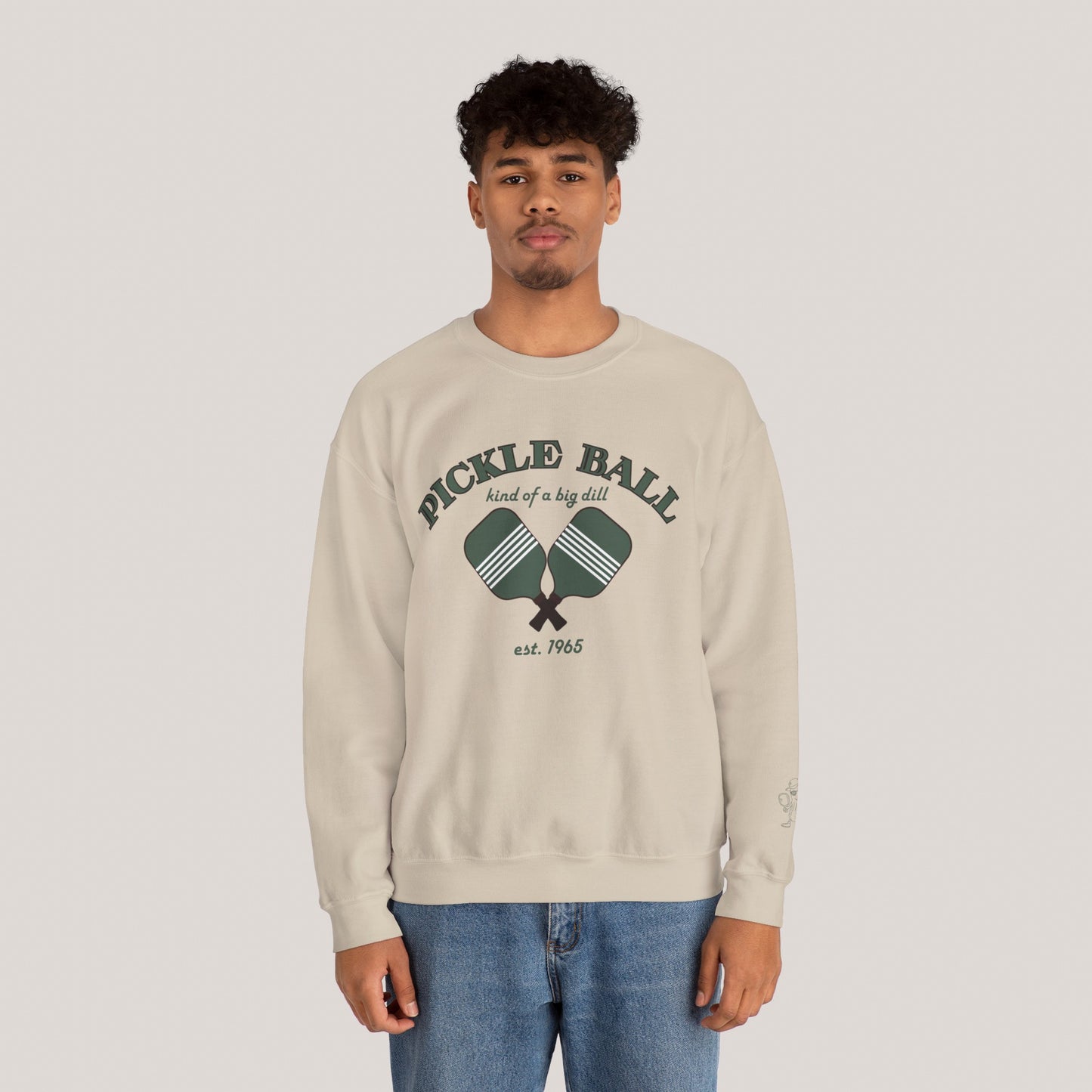 Pickleball Unisex Crewneck Sweatshirt