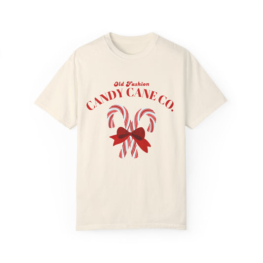 Candy Cane Garment-Dyed T-shirt