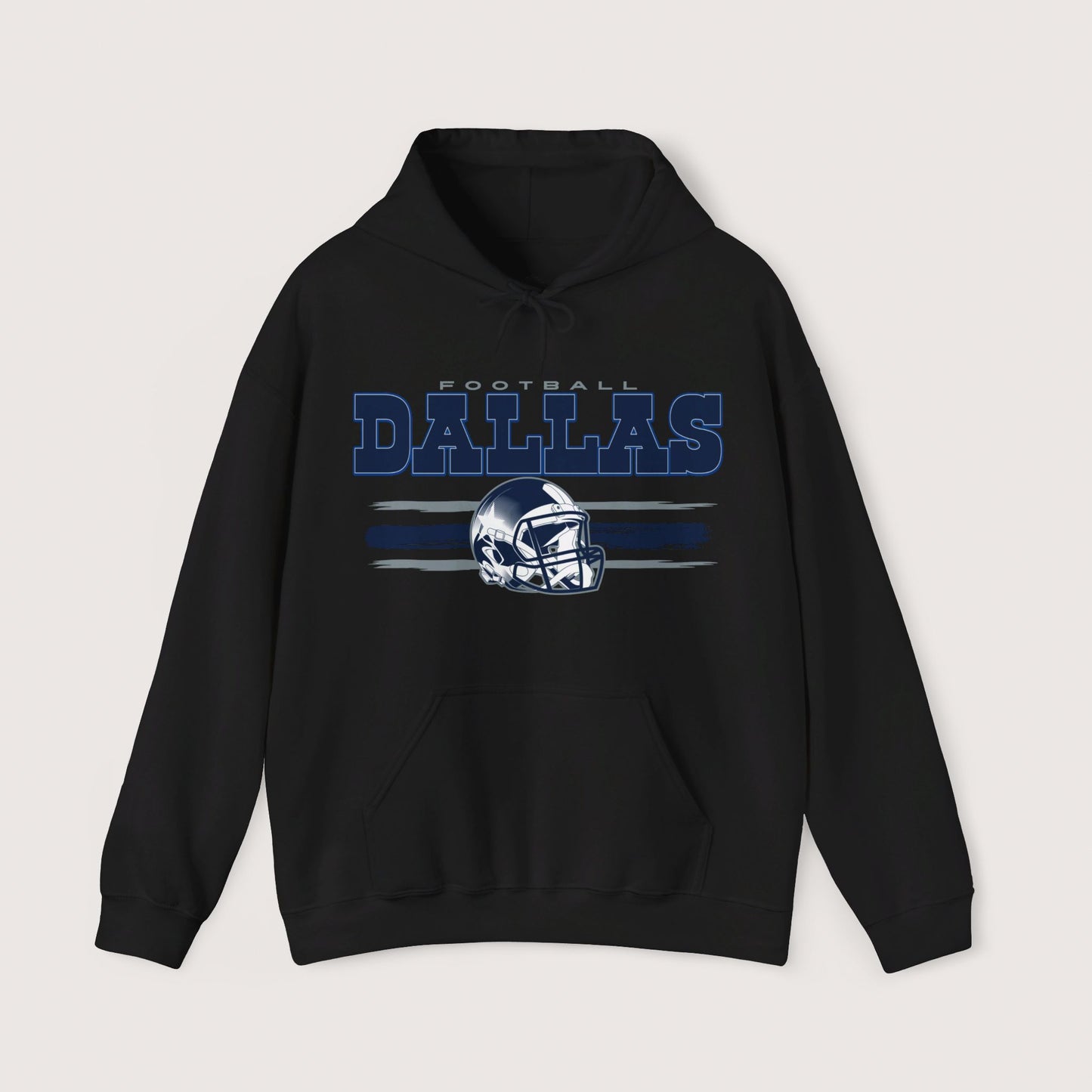 Vintage Dallas Football Hooded Sweatshirt