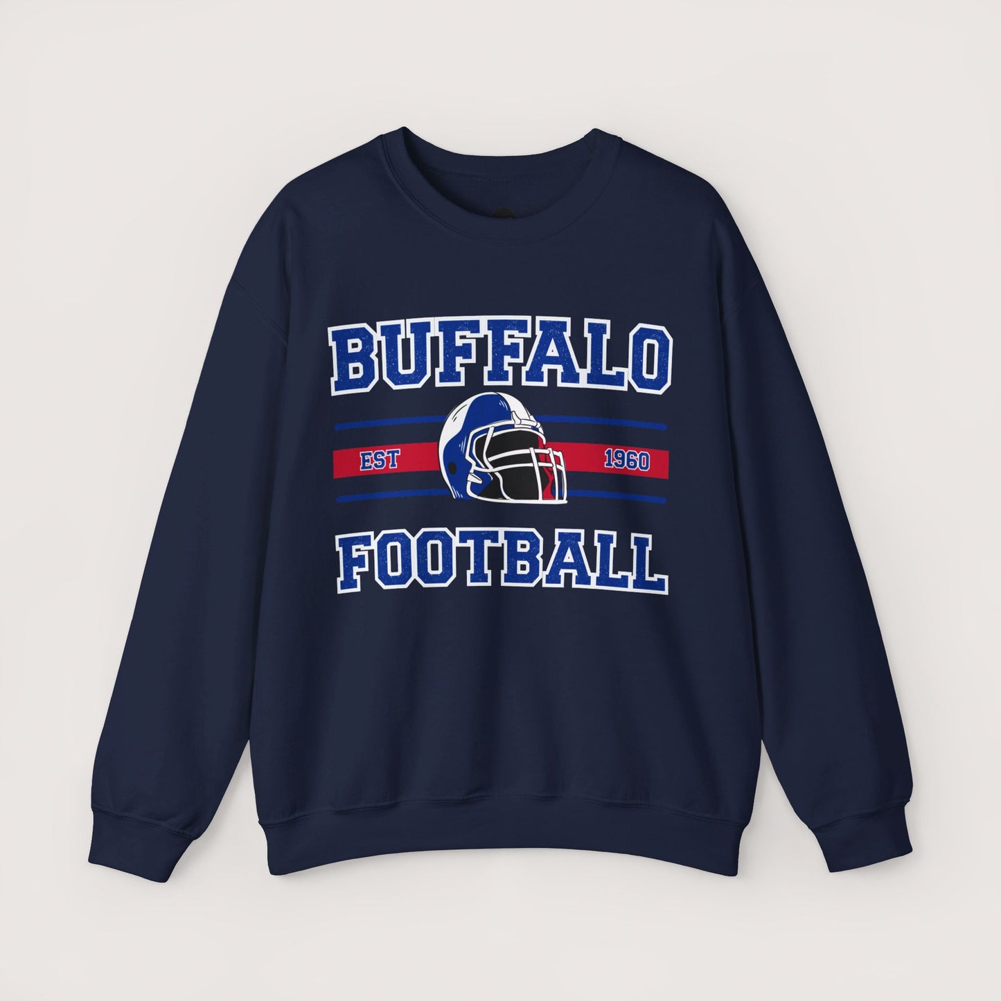 Vintage Buffalo Football Crewneck Sweatshirt