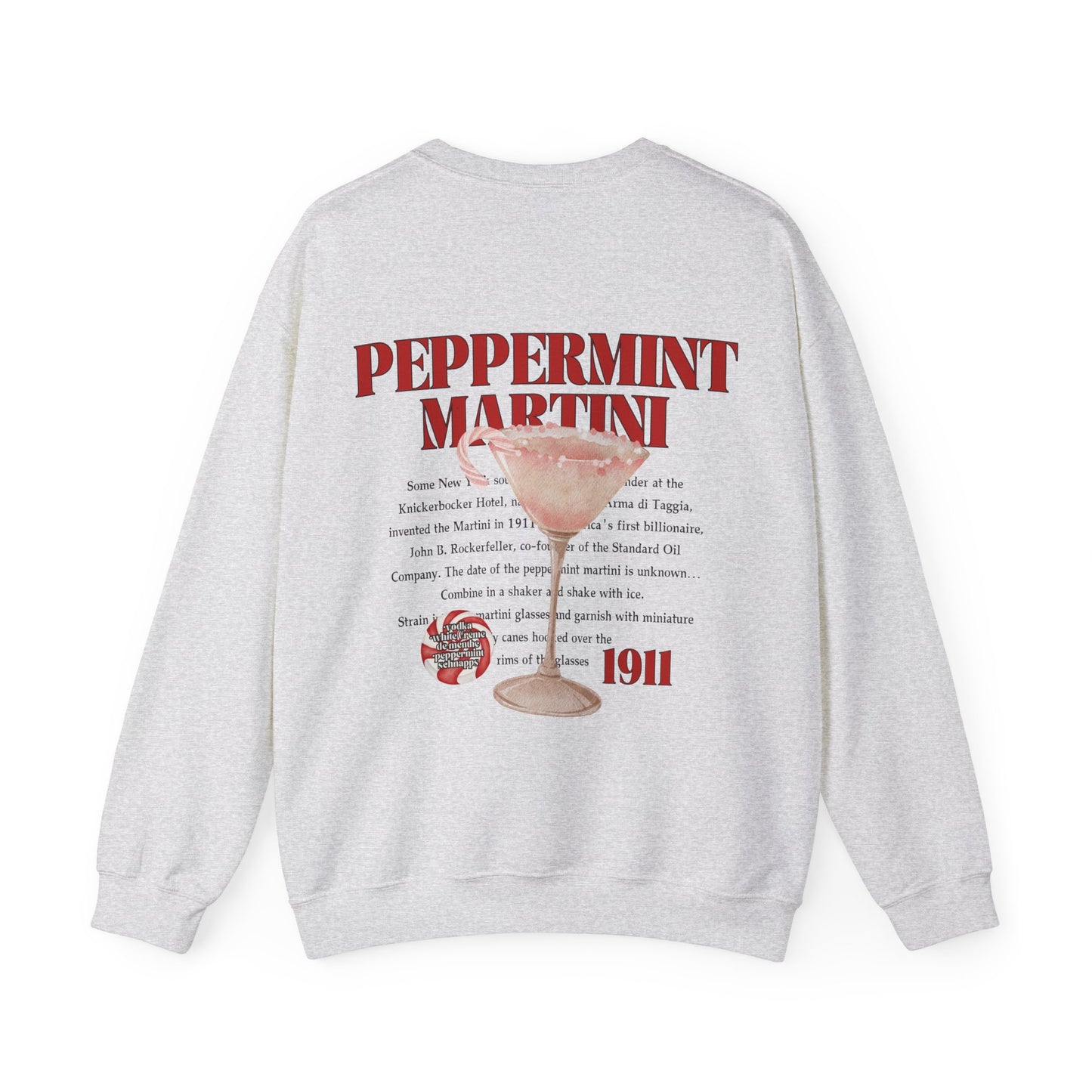 Peppermint Martini Crewneck Sweatshirt