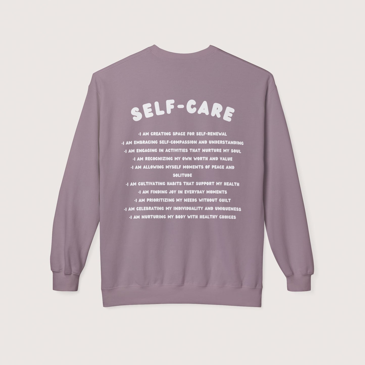 Self-Care Affirmation Sweatshirt