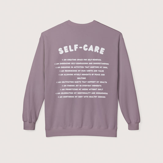 Self-Care Affirmation Sweatshirt