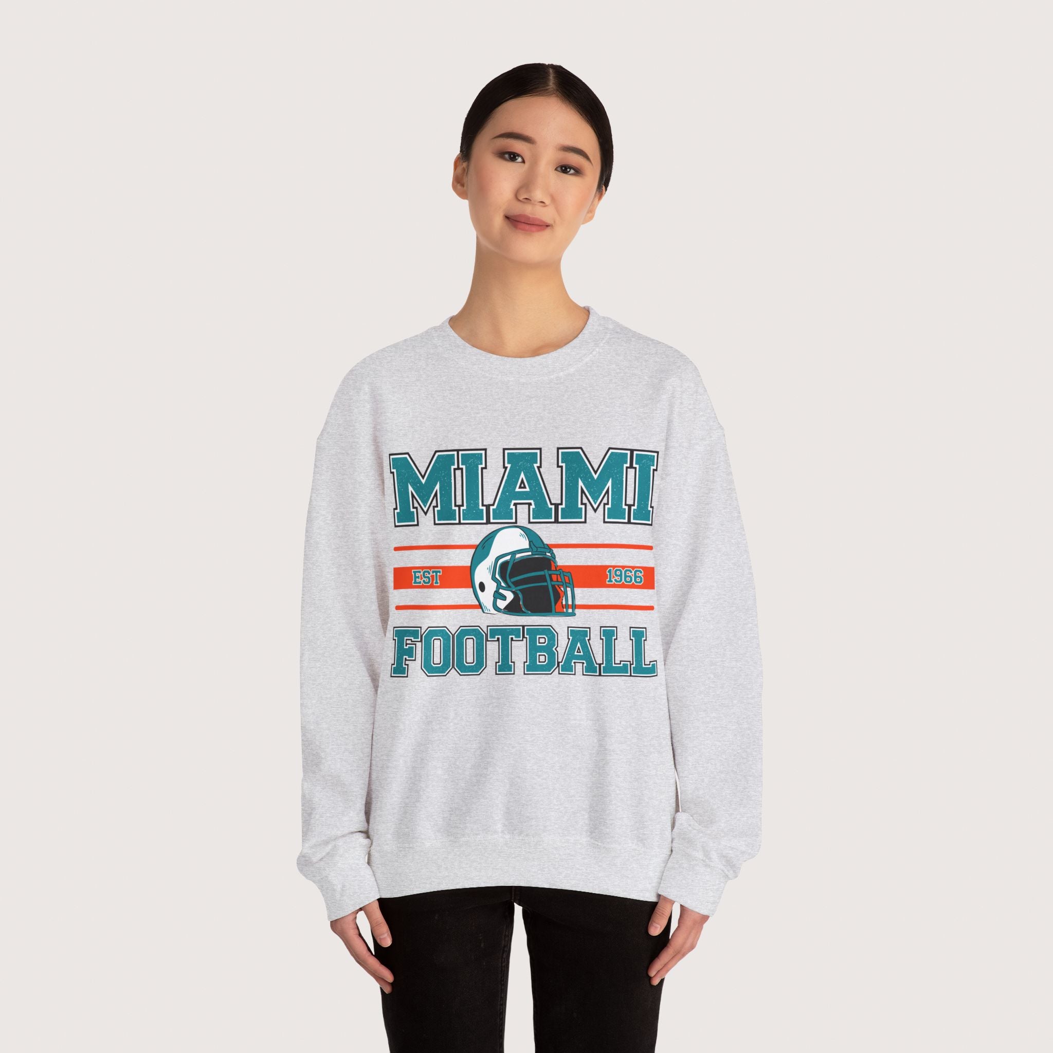 Miami Football Crewneck Sweatshirt