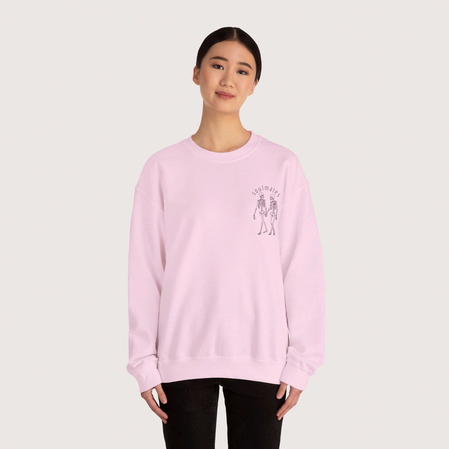 Soulmates Skeleton Crewneck Sweatshirt