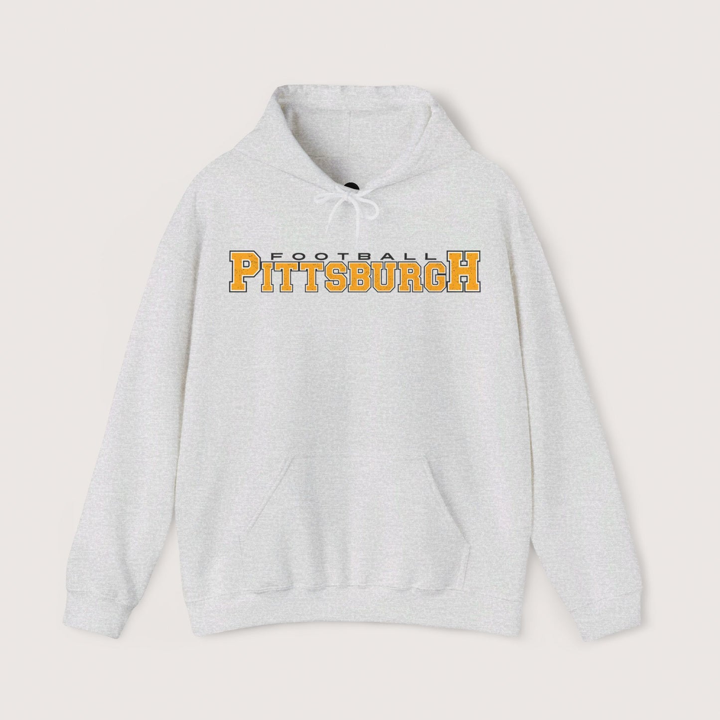 Vintage Pittsburgh Football Hooded Sweatshirt