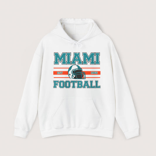 Miami Football Hooded Sweatshirt