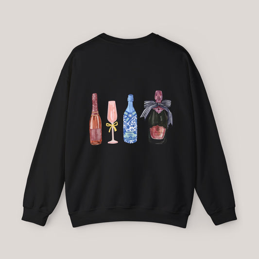 Poppin Bottles Unisex Crewneck Sweatshirt