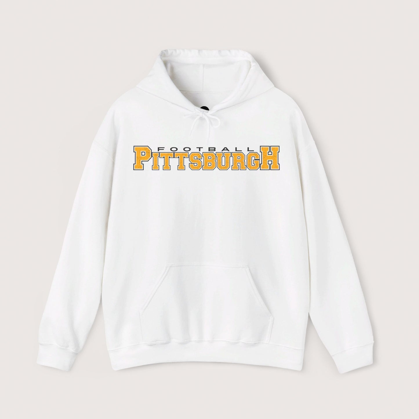 Vintage Pittsburgh Football Hooded Sweatshirt