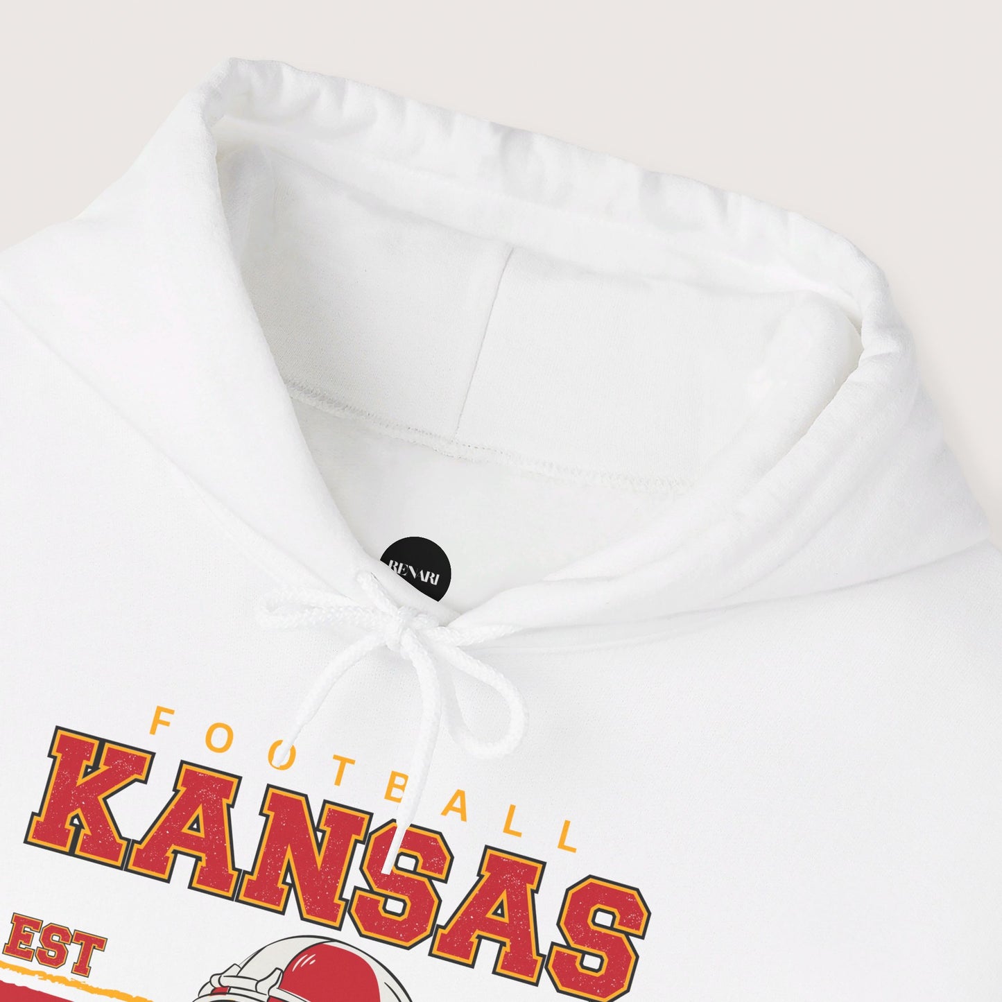 Vintage Kansas City Football Hooded Sweatshirt