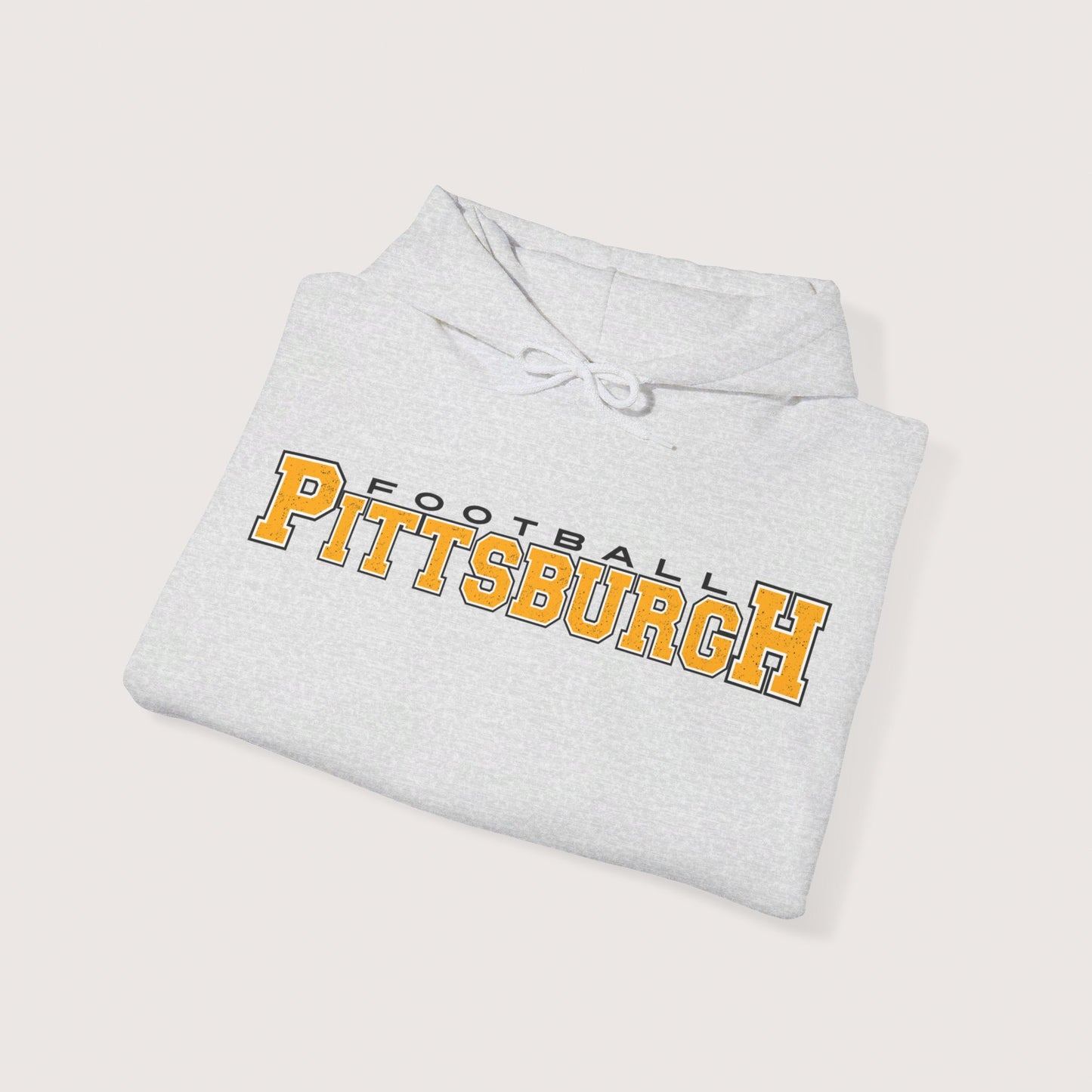 Vintage Pittsburgh Football Hooded Sweatshirt