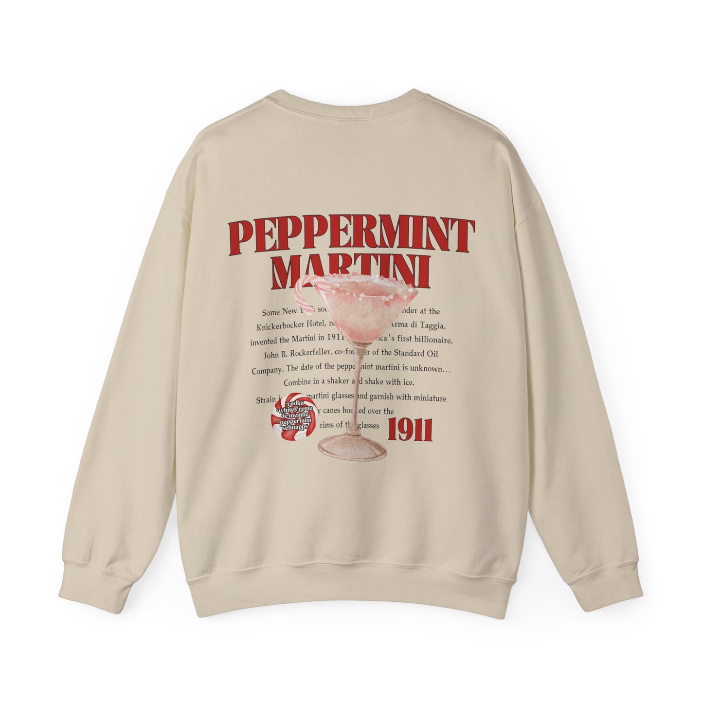 Peppermint Martini Crewneck Sweatshirt