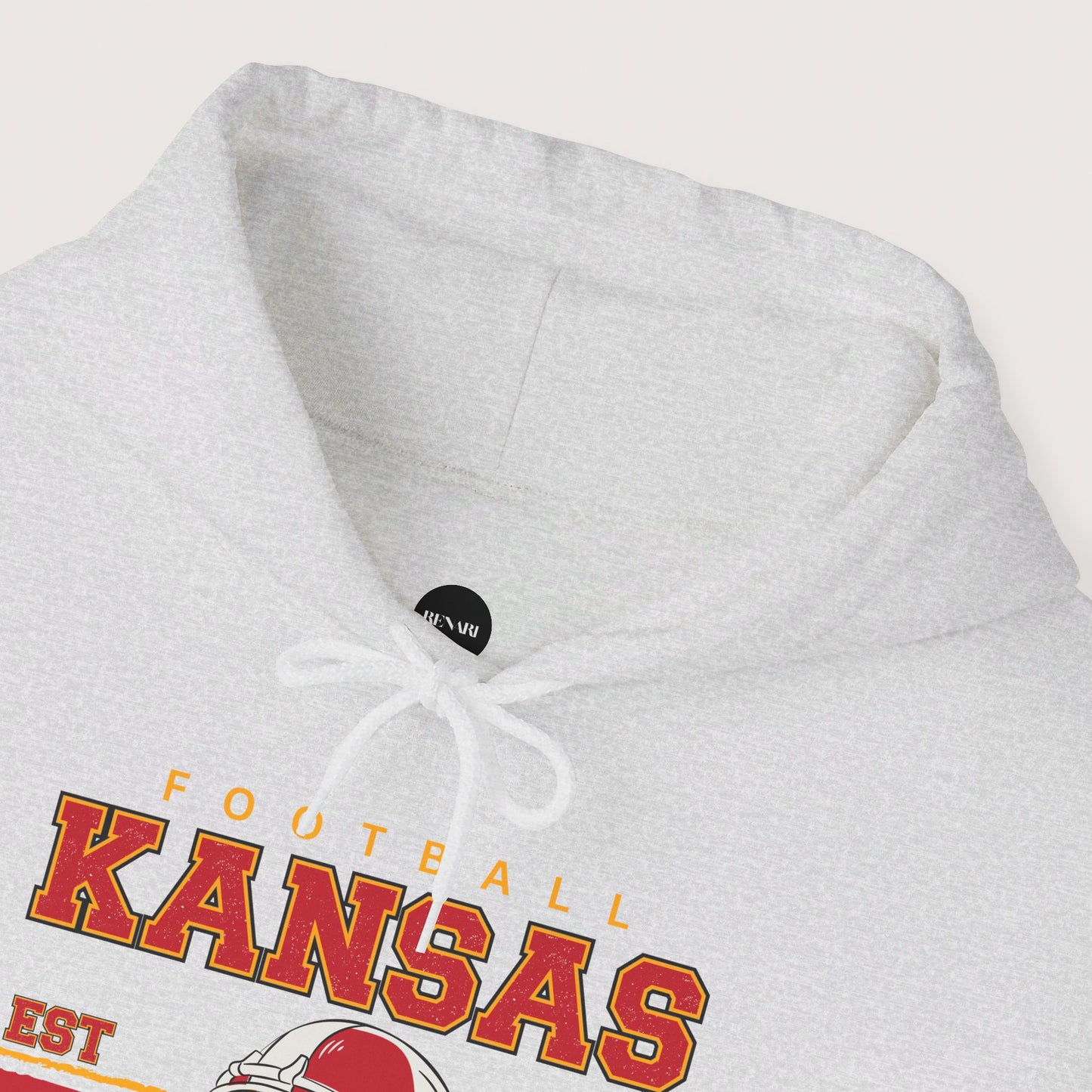 Vintage Kansas City Football Hooded Sweatshirt