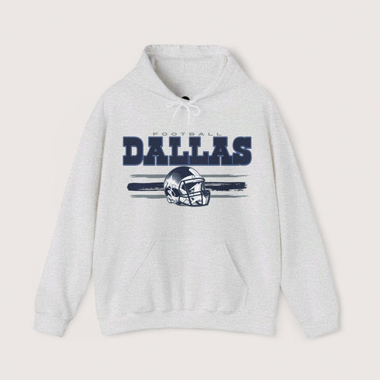 Vintage Dallas Football Hooded Sweatshirt