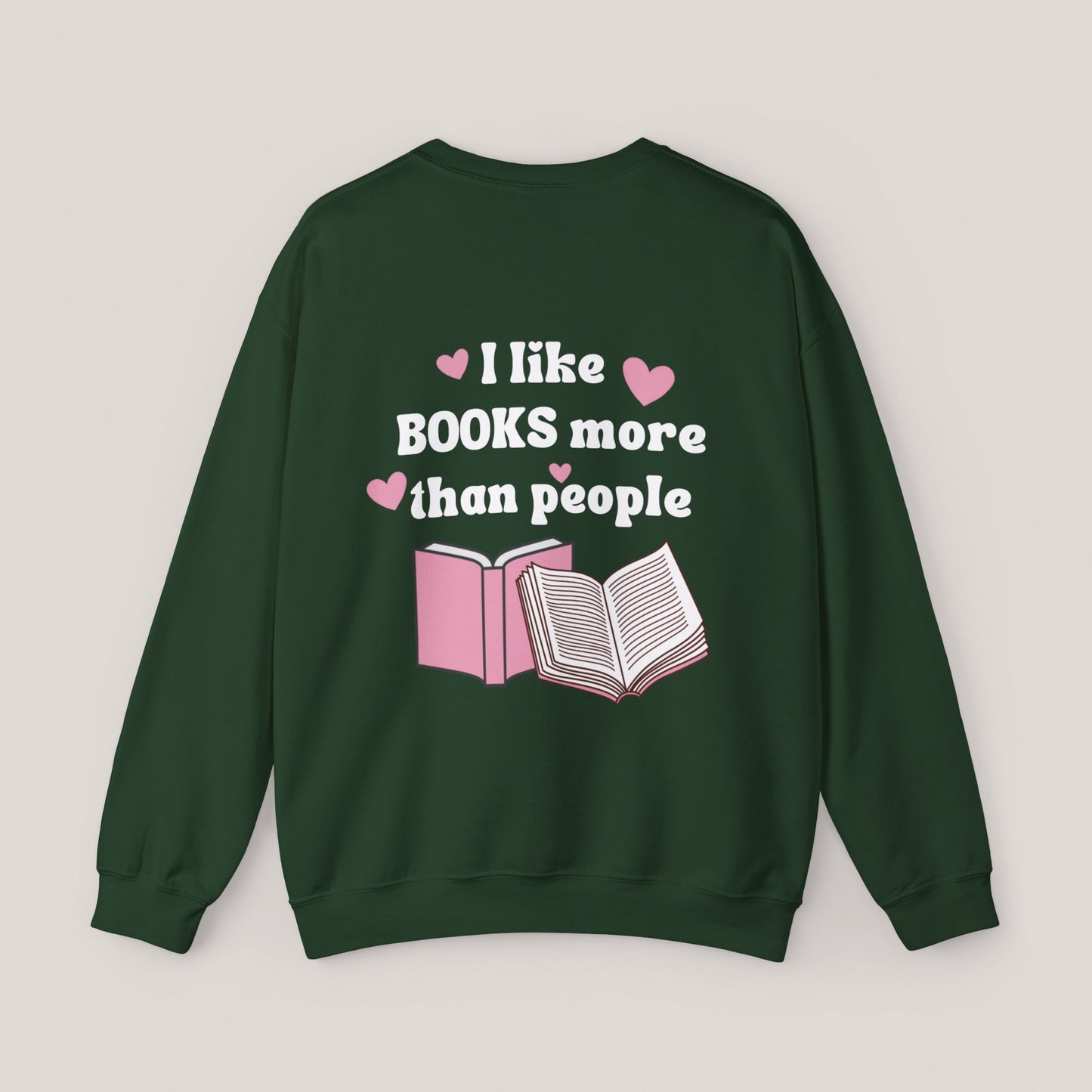 I Like Books Unisex Crewneck Sweatshirt