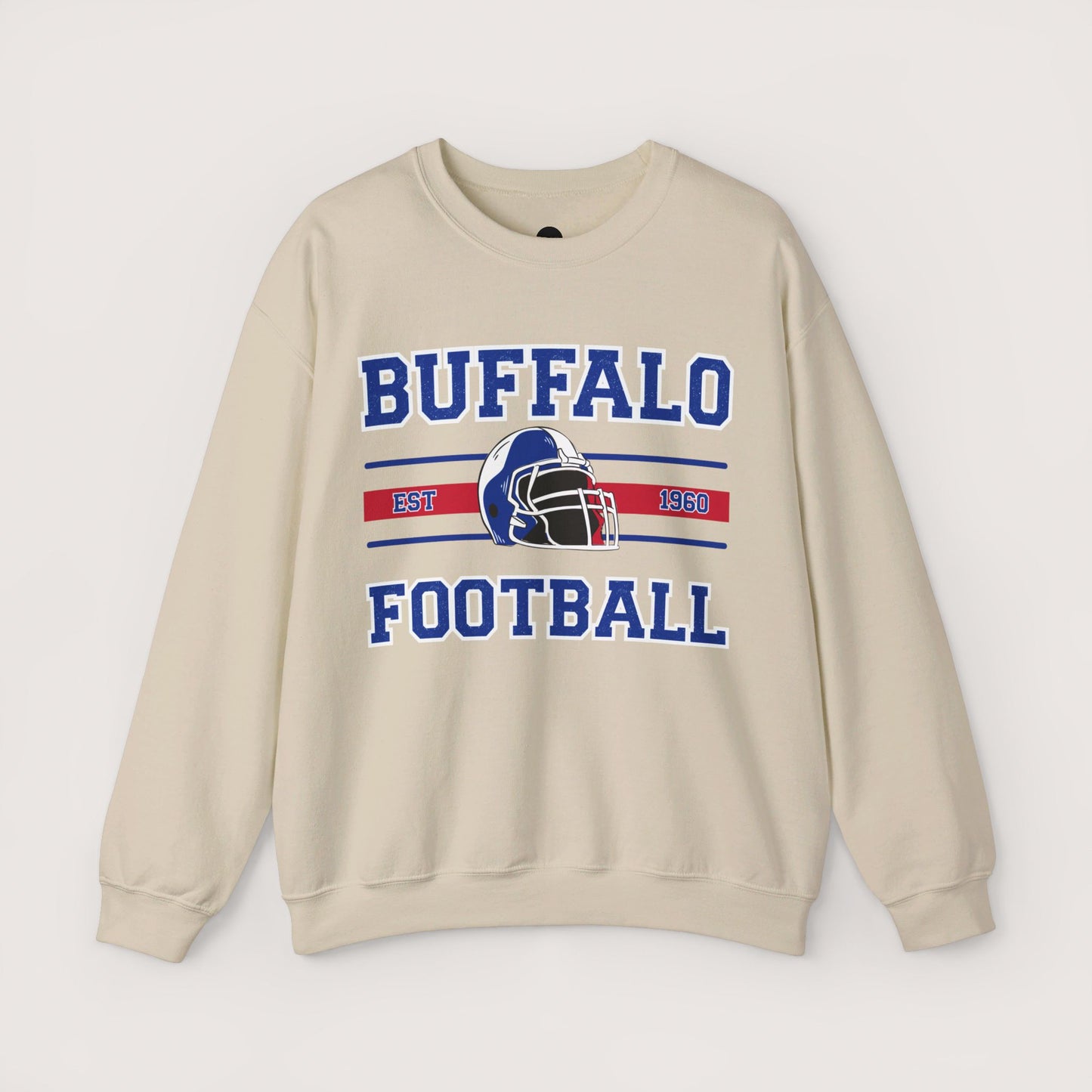 Vintage Buffalo Football Crewneck Sweatshirt