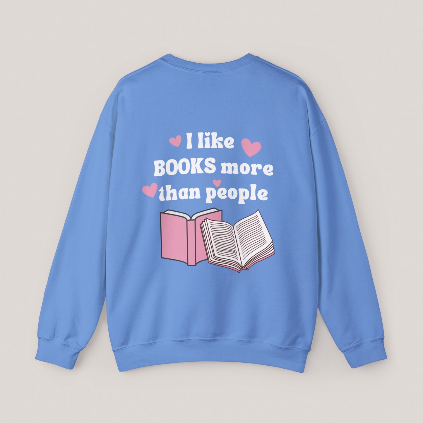 I Like Books Unisex Crewneck Sweatshirt