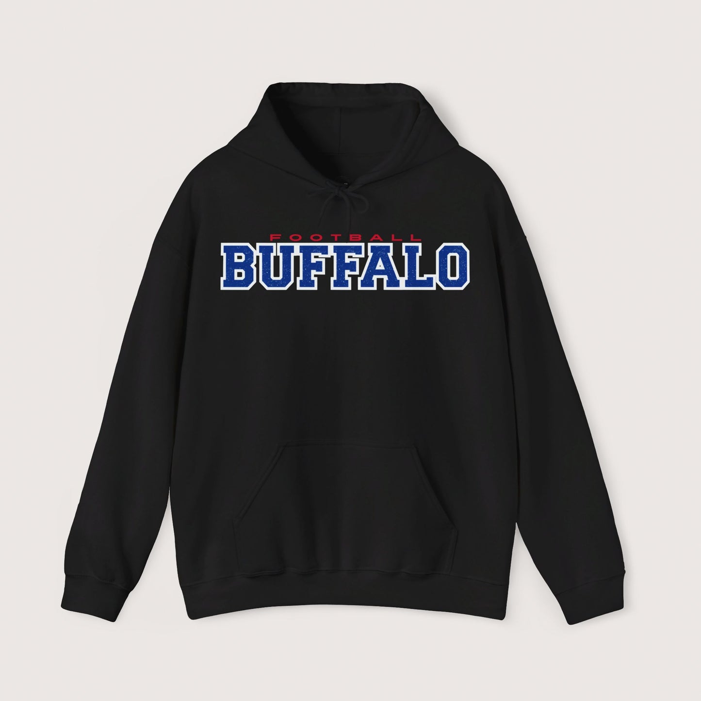 Vintage Buffalo Hooded Sweatshirt