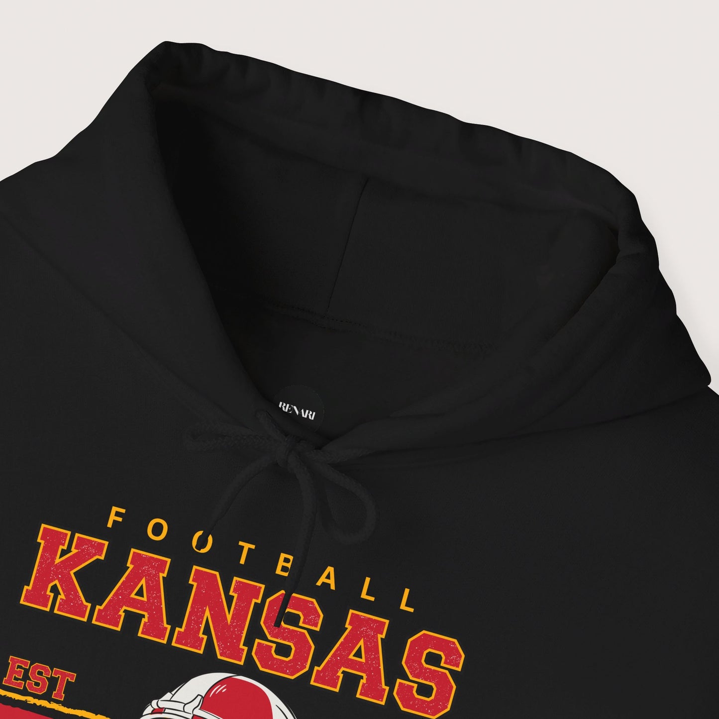 Vintage Kansas City Football Hooded Sweatshirt