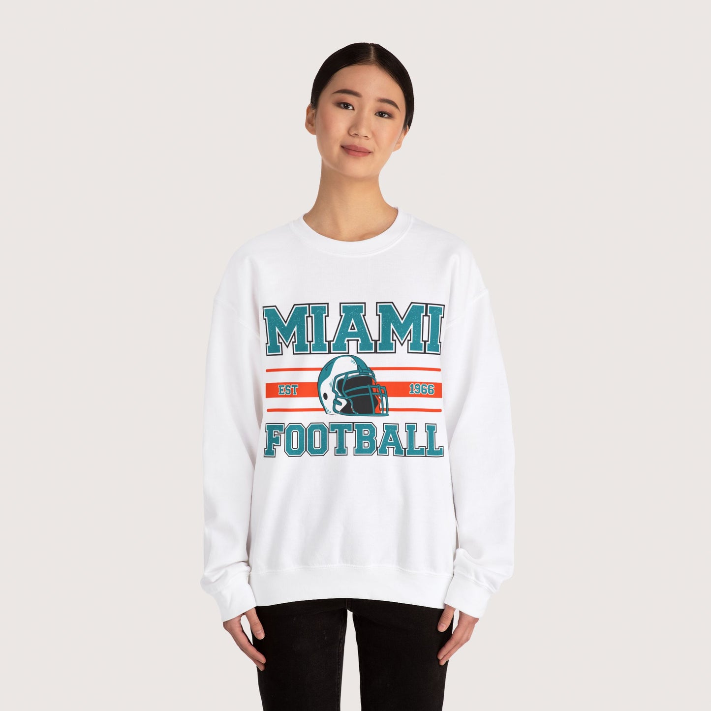 Miami Football Crewneck Sweatshirt