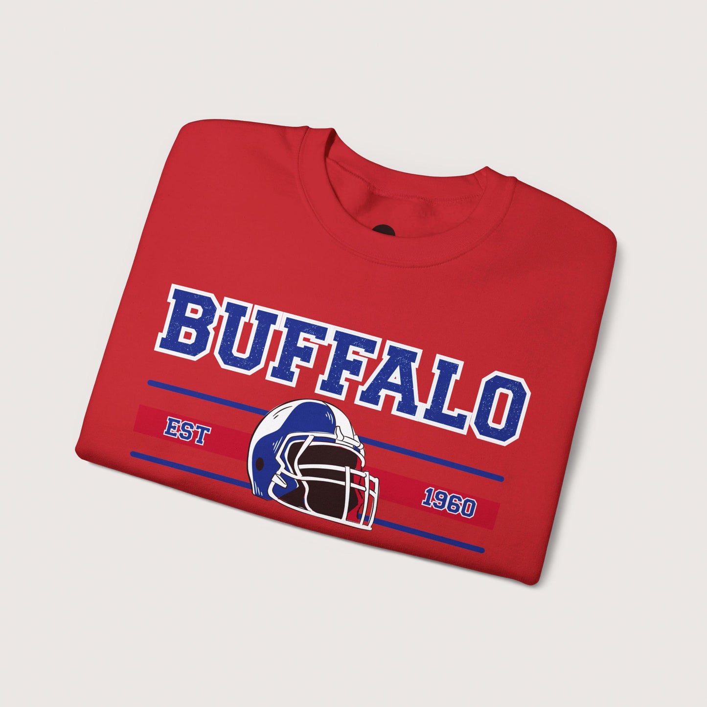 Vintage Buffalo Football Crewneck Sweatshirt