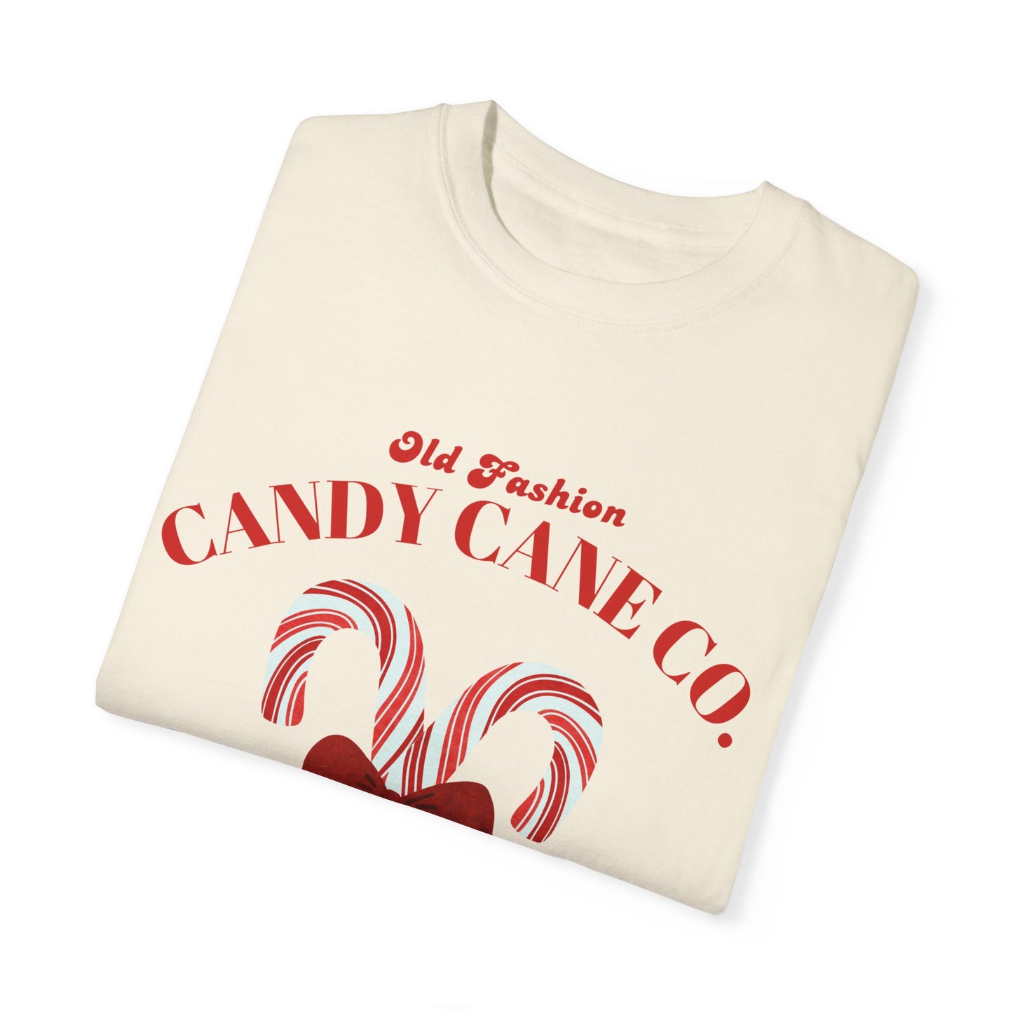 Candy Cane Garment-Dyed T-shirt