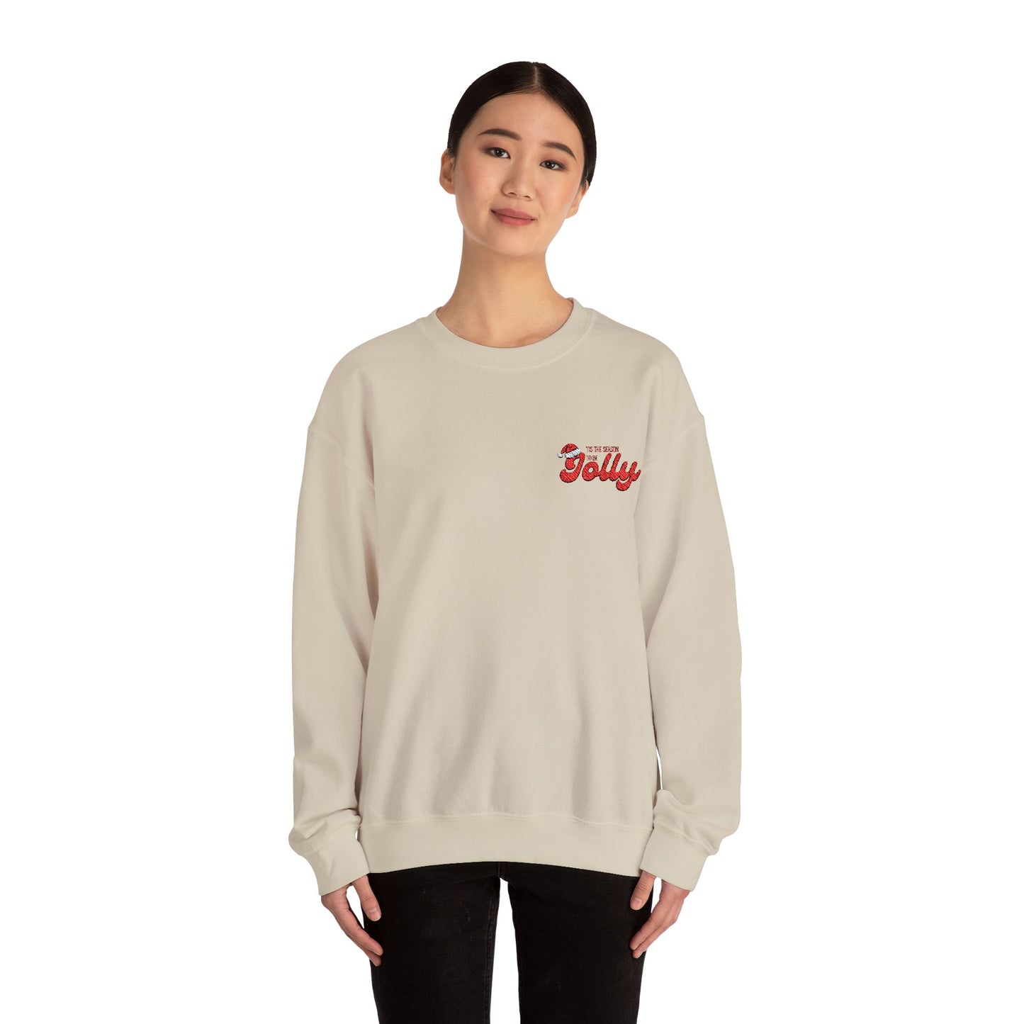 Jolly Embroidered Crewneck Sweatshirt