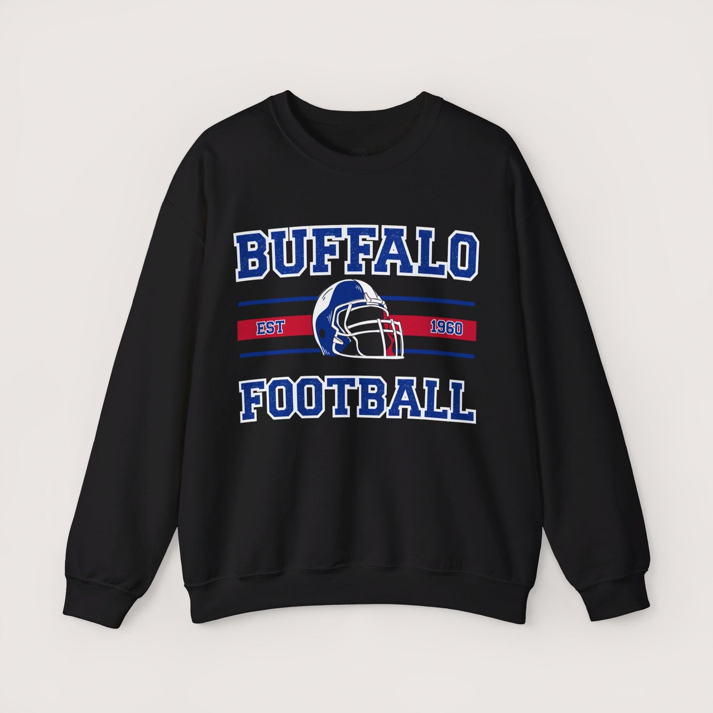 Vintage Buffalo Football Crewneck Sweatshirt