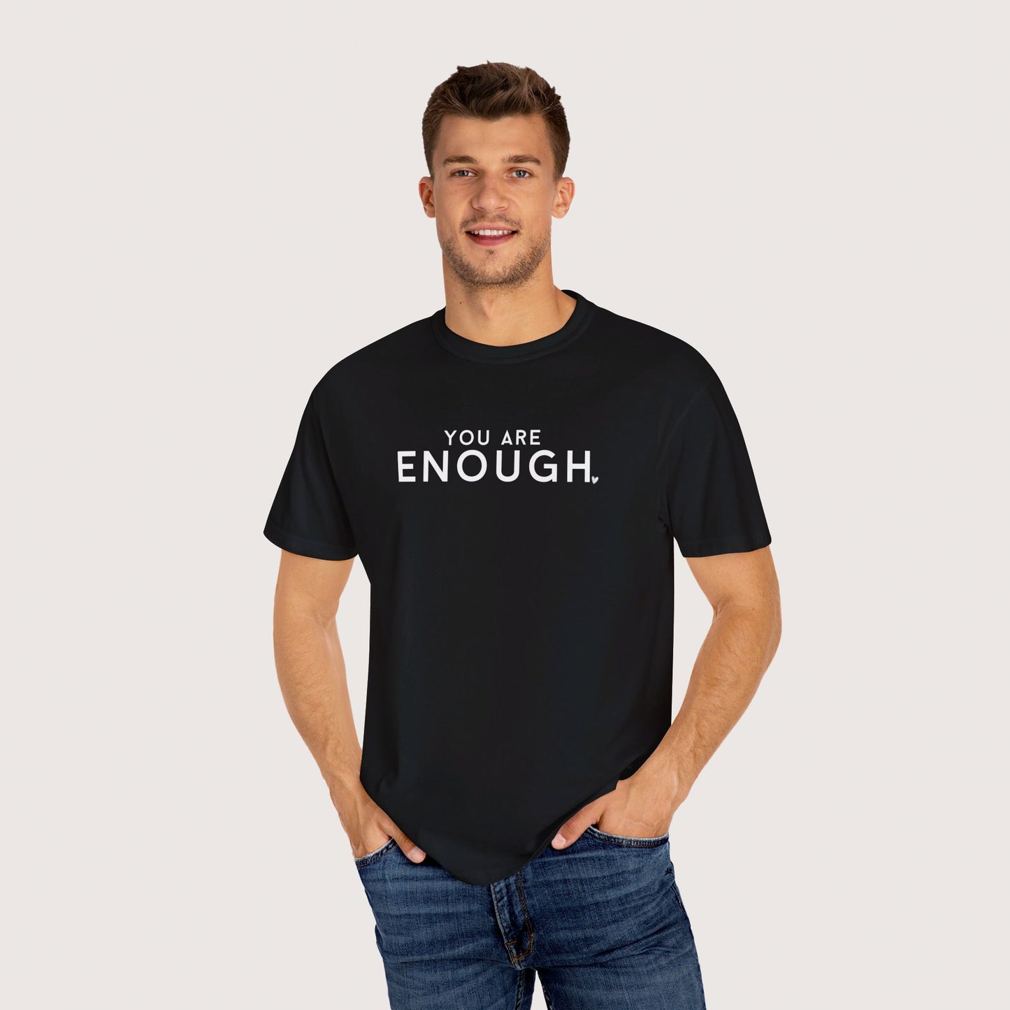 Enough Unisex Garment-Dyed T-shirt