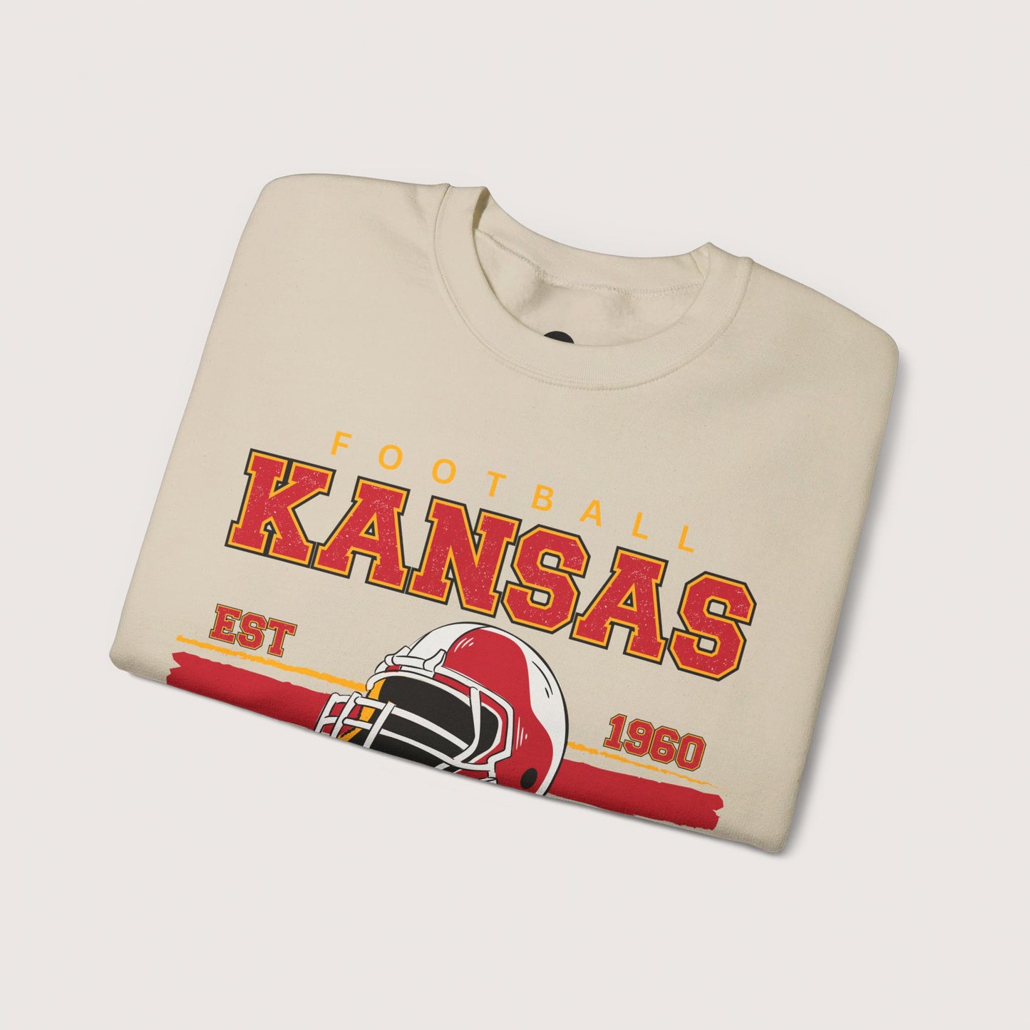 Vintage Kansas City Football Crewneck Sweatshirt