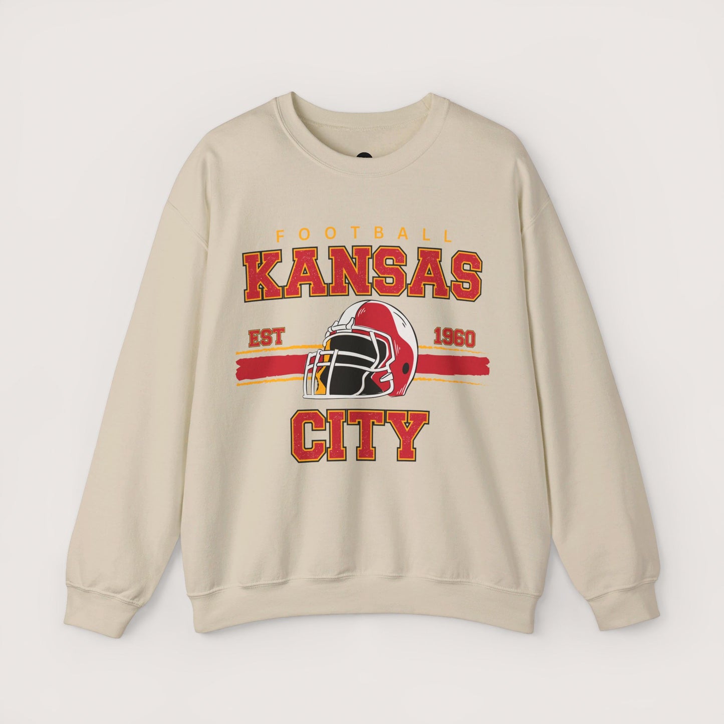 Vintage Kansas City Football Crewneck Sweatshirt