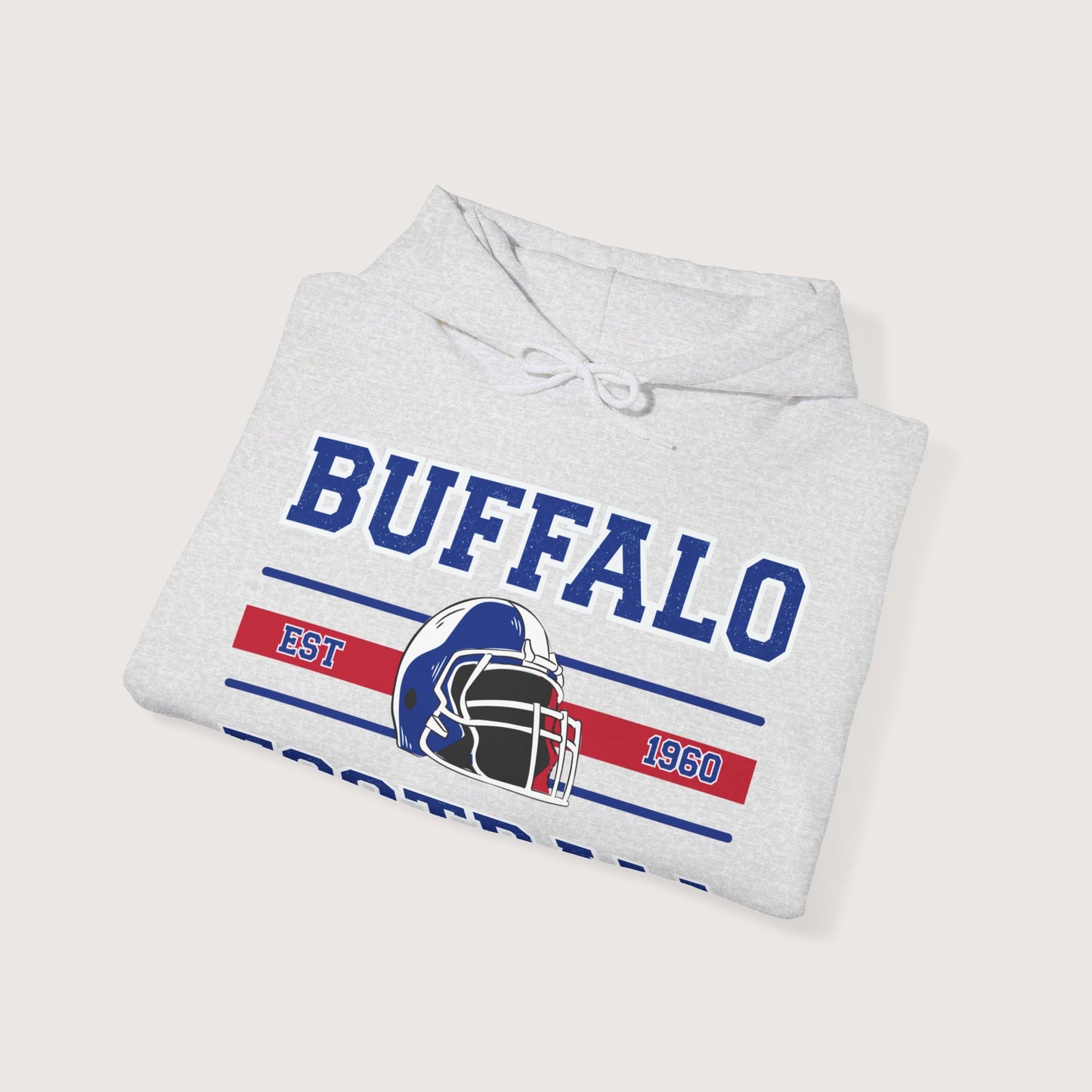 Vintage Buffalo Football Hooded Sweatshirt