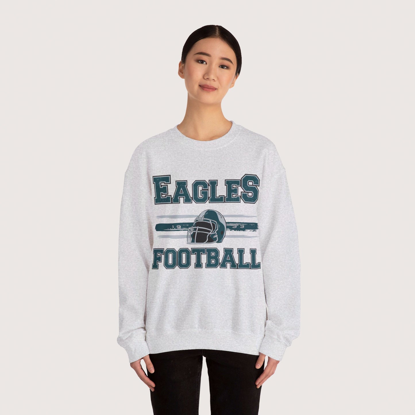 Vintage Eagles Football Crewneck Sweatshirt