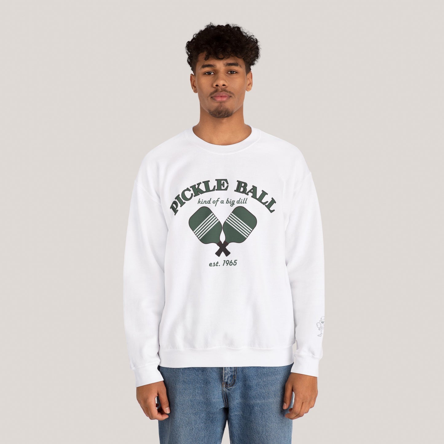 Pickleball Unisex Crewneck Sweatshirt